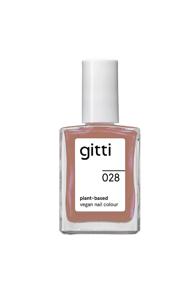 gitti-no-028-veganer-nagellack-in-mokkabraun-mit-blauem-schimmer image 1