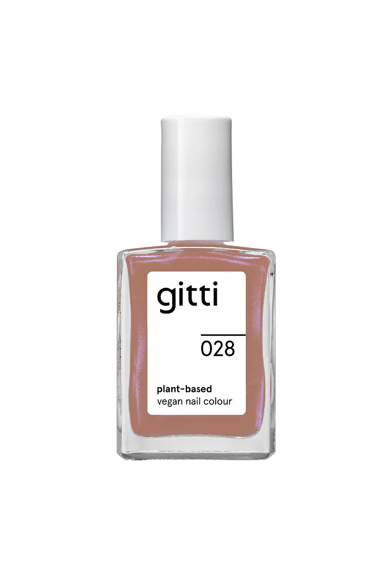 gitti-no-028-veganer-nagellack-in-mokkabraun-mit-blauem-schimmer image 1