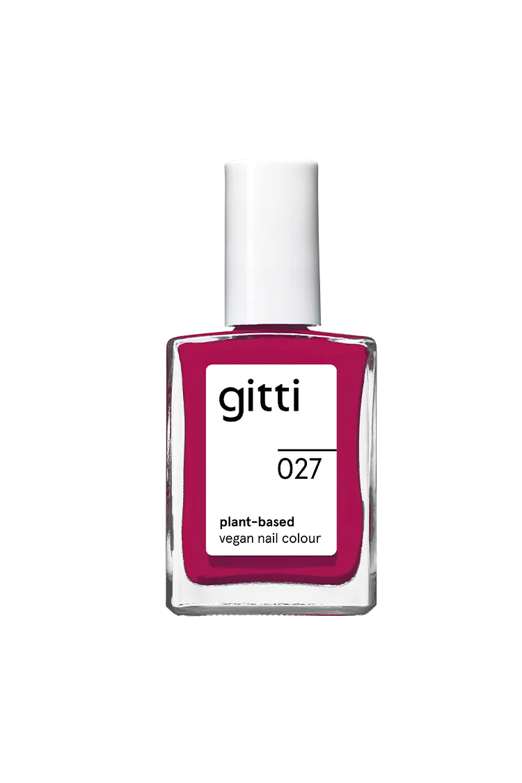 gitti-no-027-nagellack-leuchtendes-fuchsia-pink-plant-based image 1