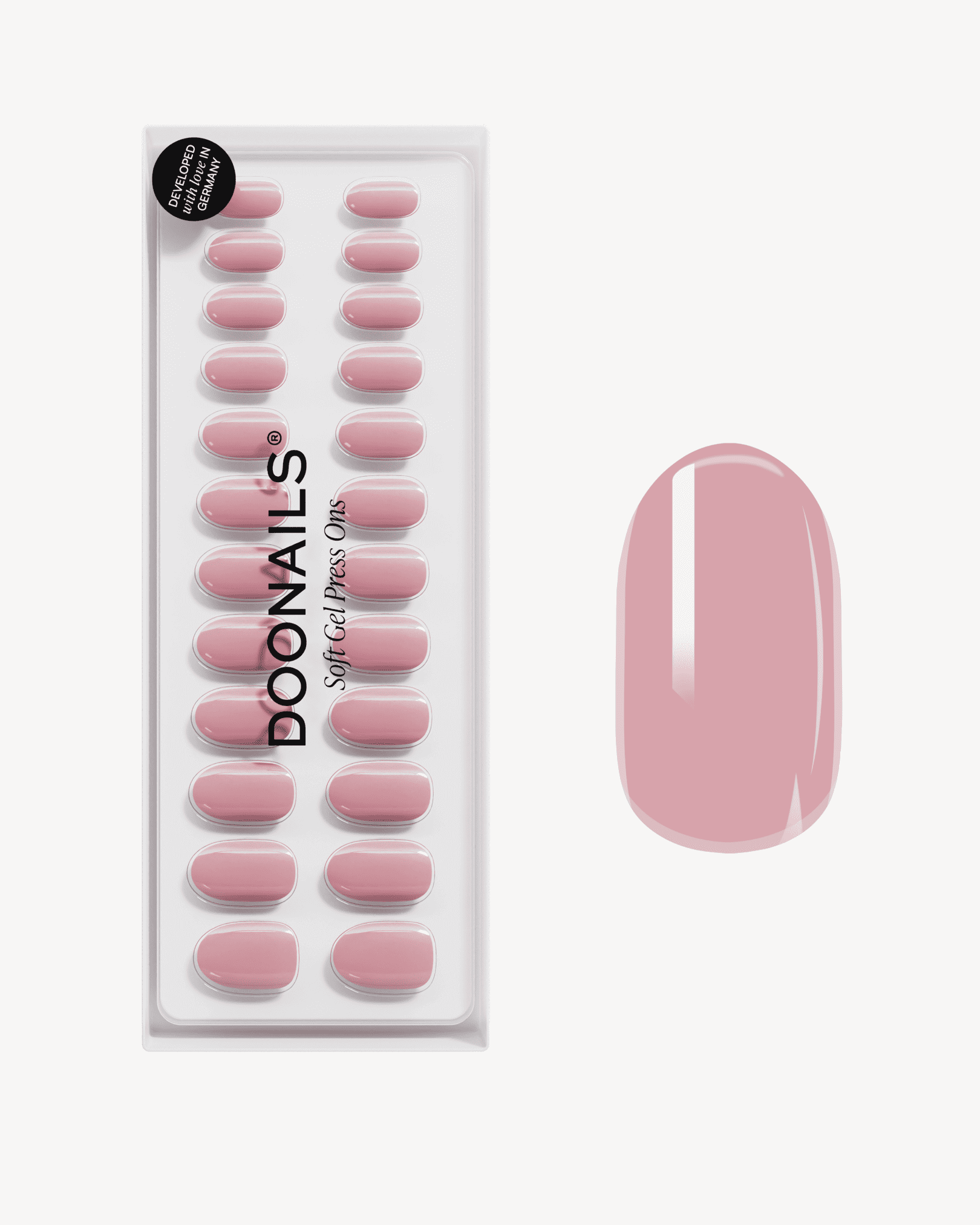 doonails-valentine-crush-medium-round-soft-gel-press-ons-nude image 1
