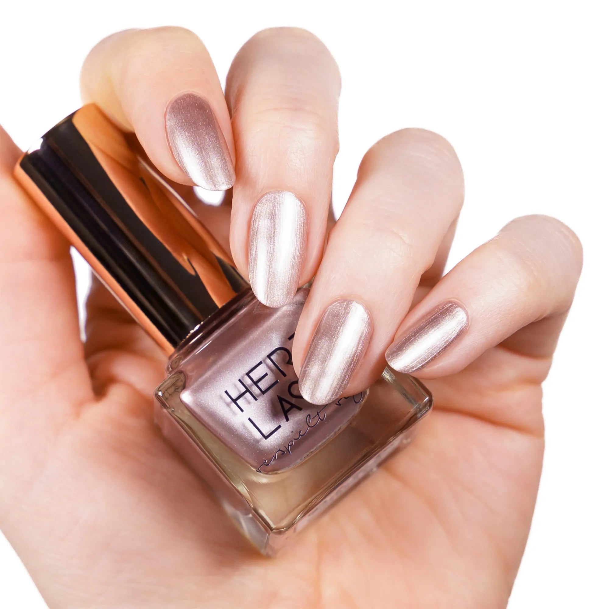 herzlack-champagner-veganer-nagellack-champagner-chrome-metallic-11-ml image 2