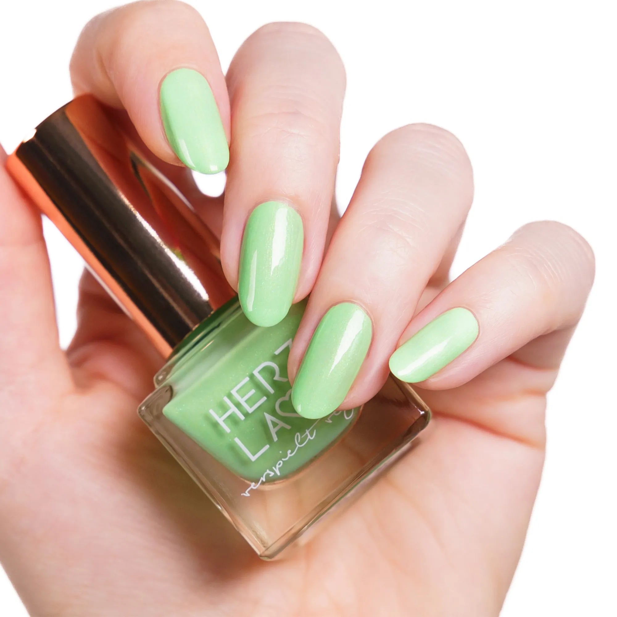 herzlack-isla-mojito-limettengr-n-schimmer-nagellack-vegan-11ml image 2
