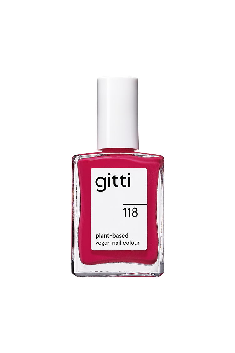 gitti-no-118-nagellack-intensives-himbeerrot-plant-based image 1