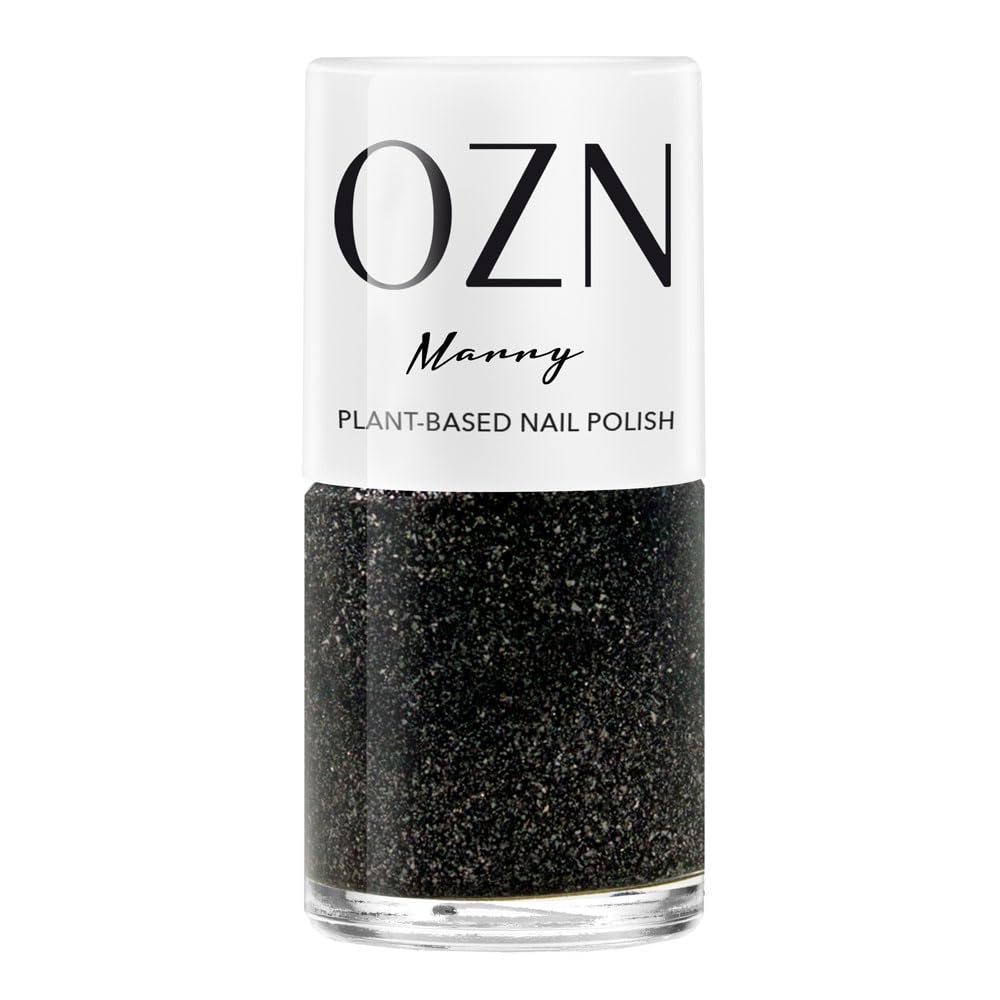 ozn-marry-pflanzenbasierter-glitzer-nagellack-schwarz-silber-limitiert image 1