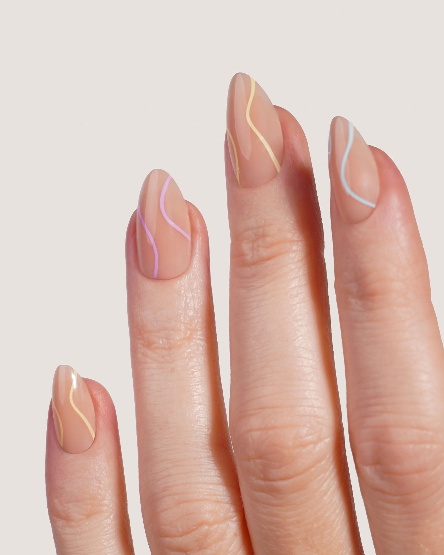 doonails-pastel-swirl-short-almond-soft-gel-press-ons image 2