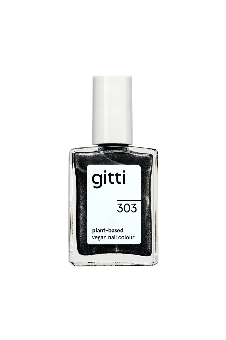 gitti-no-303-plant-based-nagellack-schwarz-mit-metallic-finish image 1