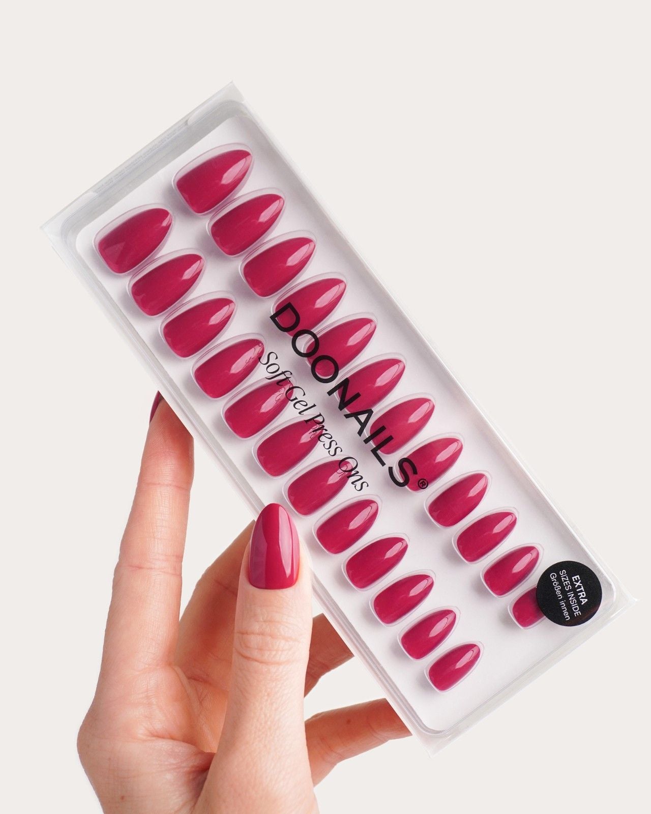 doonails-raspberry-short-almond-soft-gel-press-ons image 3