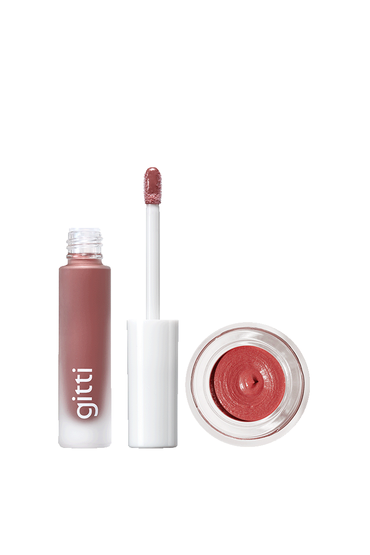 gitti-lip-cheek-duo-set-lip-glaze-4-5-ml-velvet-cheeks-3-ml image 1