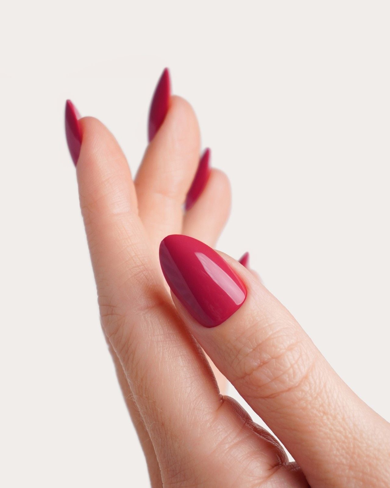 doonails-raspberry-short-almond-soft-gel-press-ons image 4