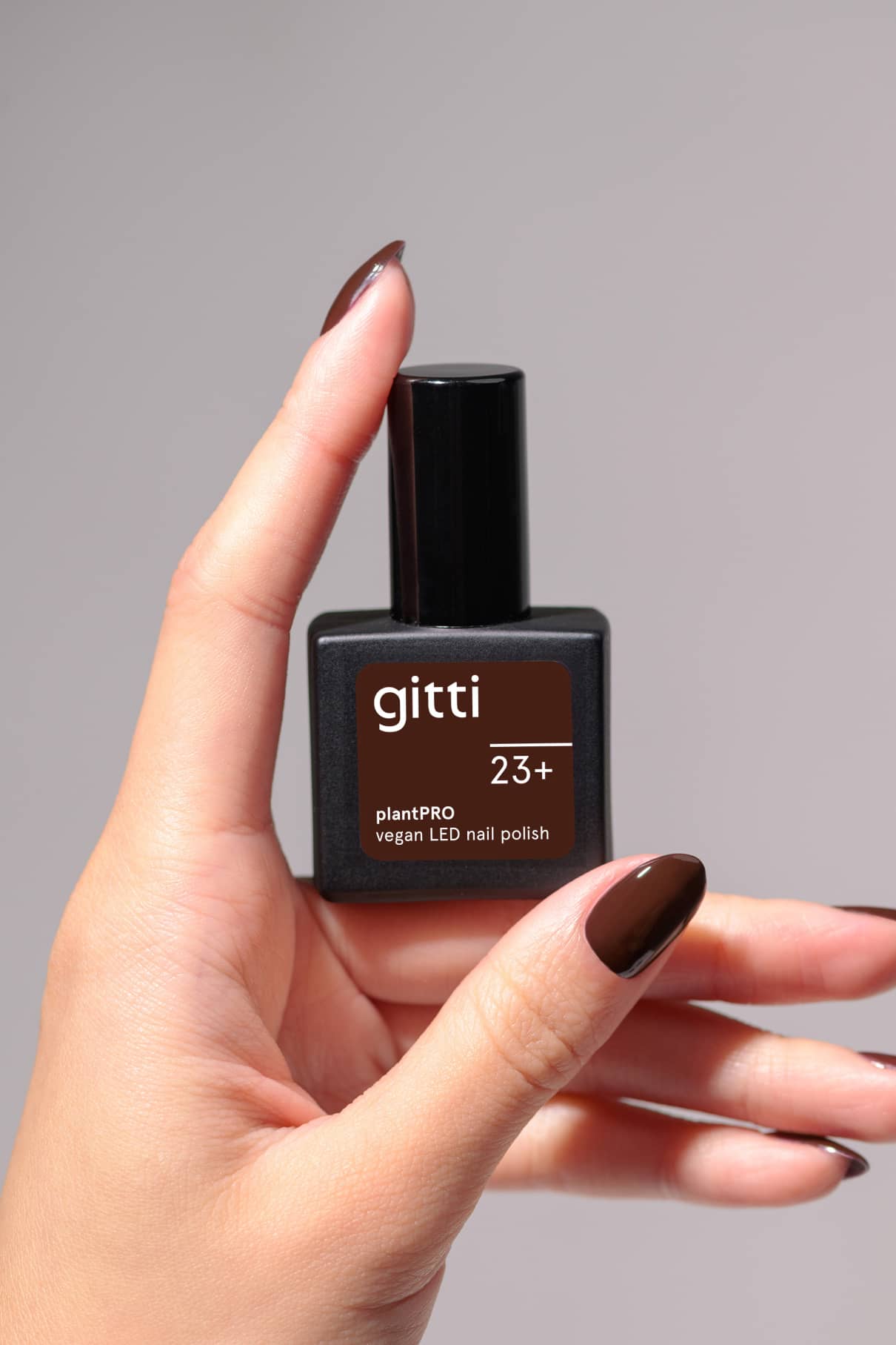 gitti-no-23-plantpro-gel-nagellack-tiefes-schokoladenbraun image 2