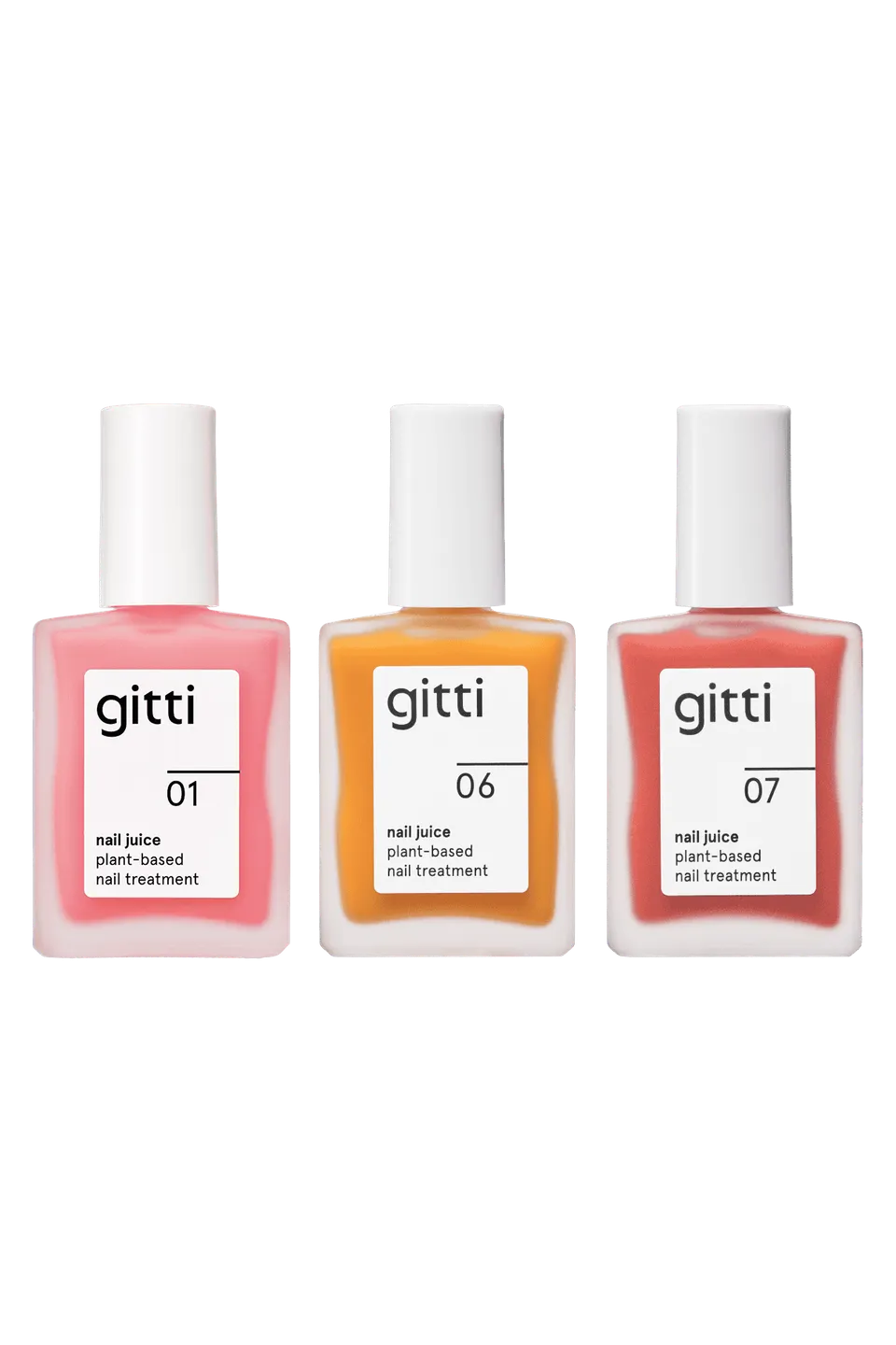 gitti-nail-juice-trio-veganer-pflegelack-im-3er-set-3x-15-ml-nach-wahl image 1