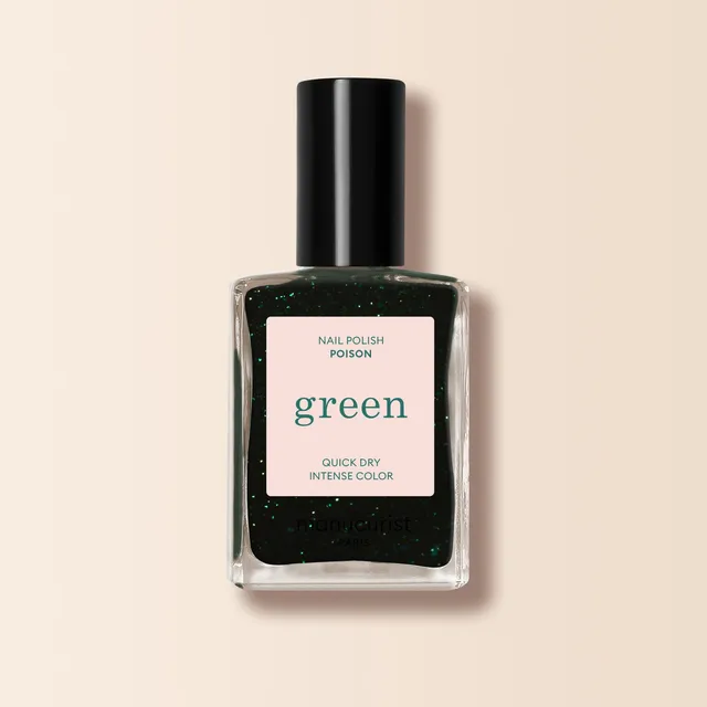 manucurist-green-poison-nagellack-tannengr-n-glitzer image 1