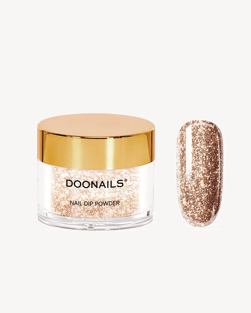 doonails-new-years-eve-dipping-powder-gold-glitter image 1