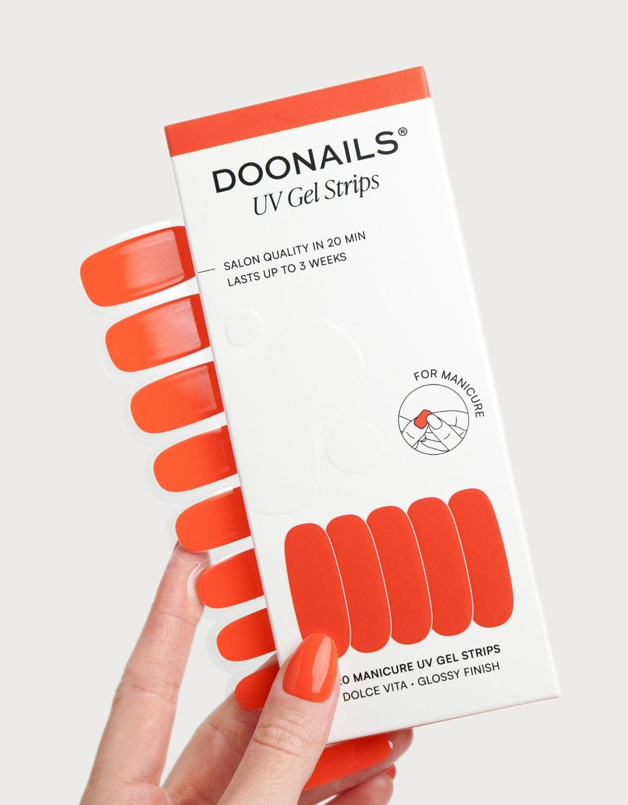 doonails-dolce-vita-uv-gel-strips-orange image 3