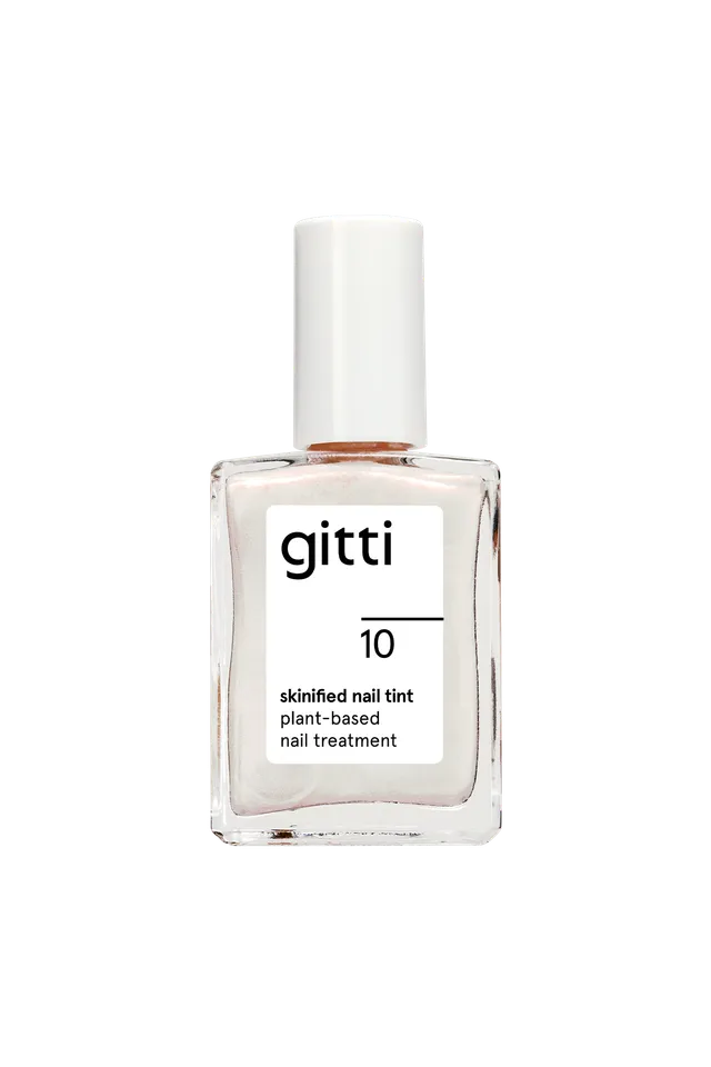 gitti-skinified-nail-tint-no-10-pflegelack-transparent-cremewei-mit-golden-glow image 1
