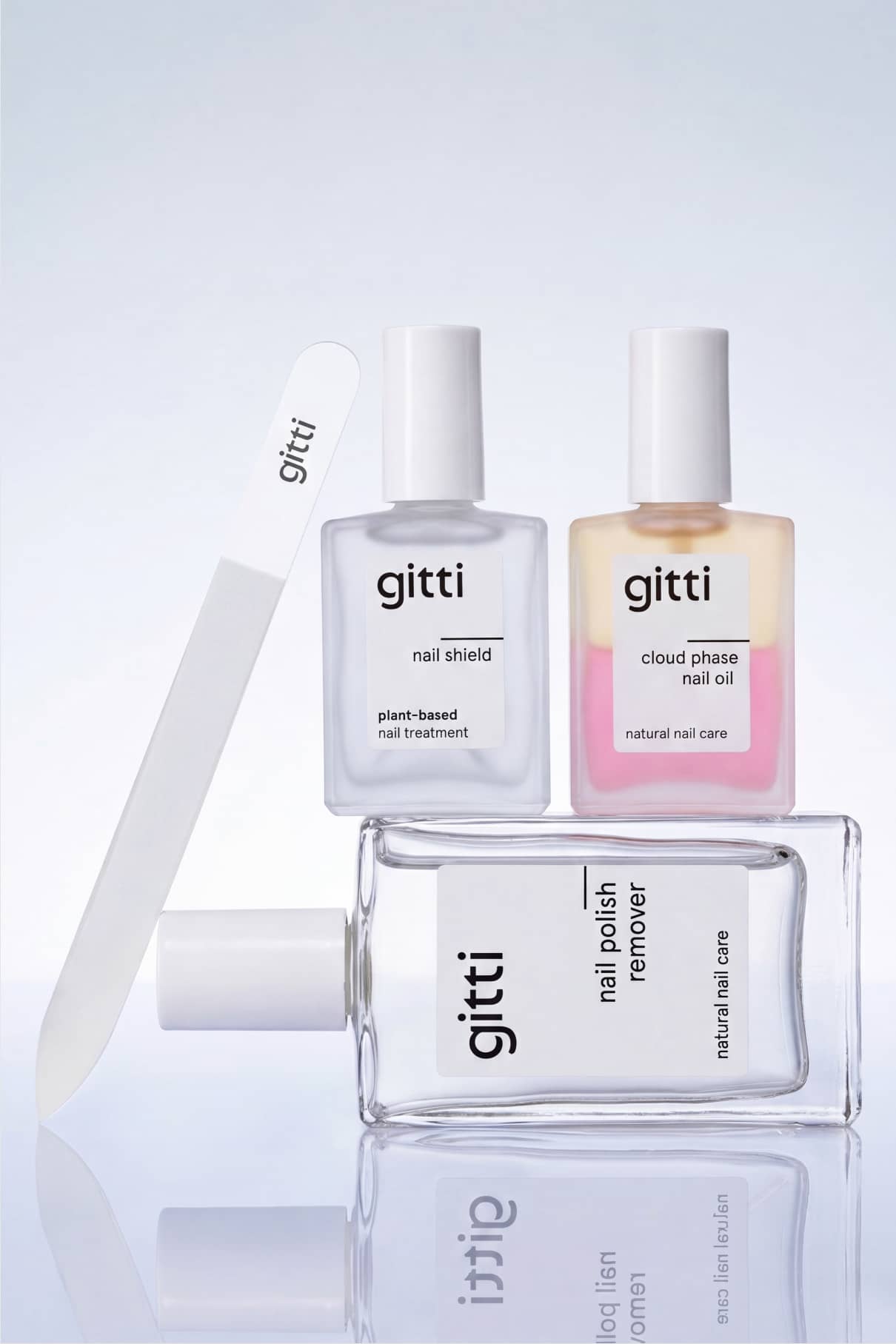 gitti-nail-reset-routine-pflegeset-acetonfreier-entferner-glasfeile-nail-shield image 4
