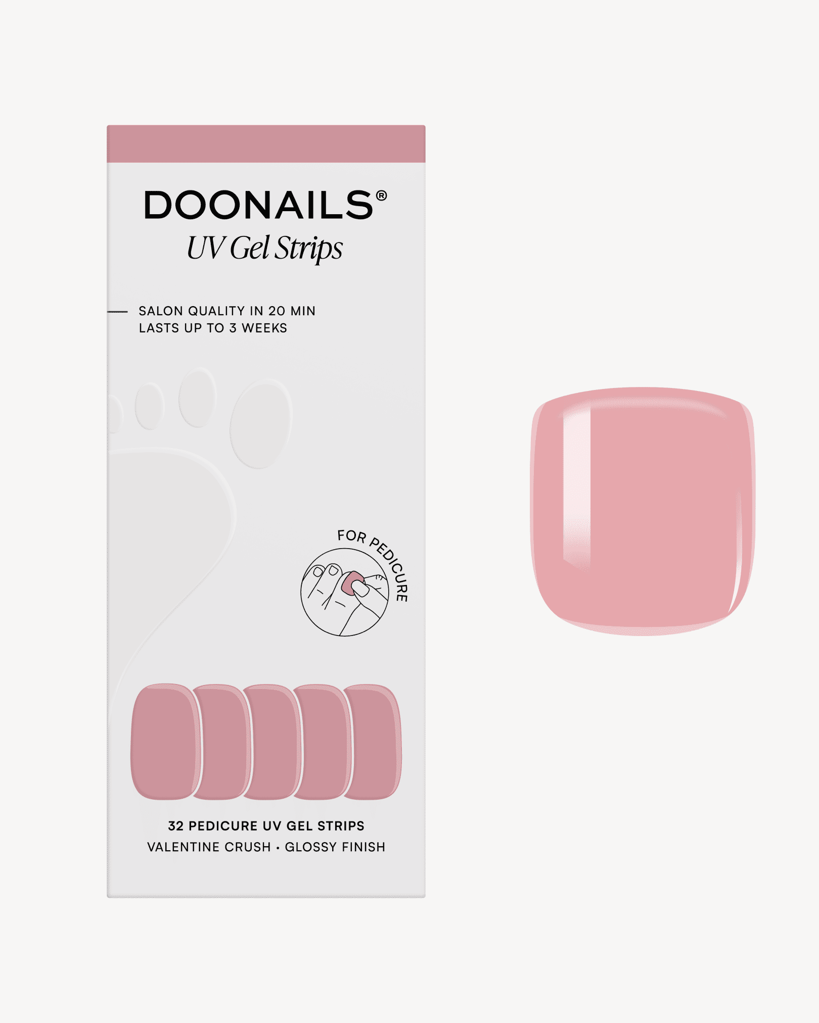 doonails-valentine-crush-pedik-re-uv-gel-strips-rosenholz image 1