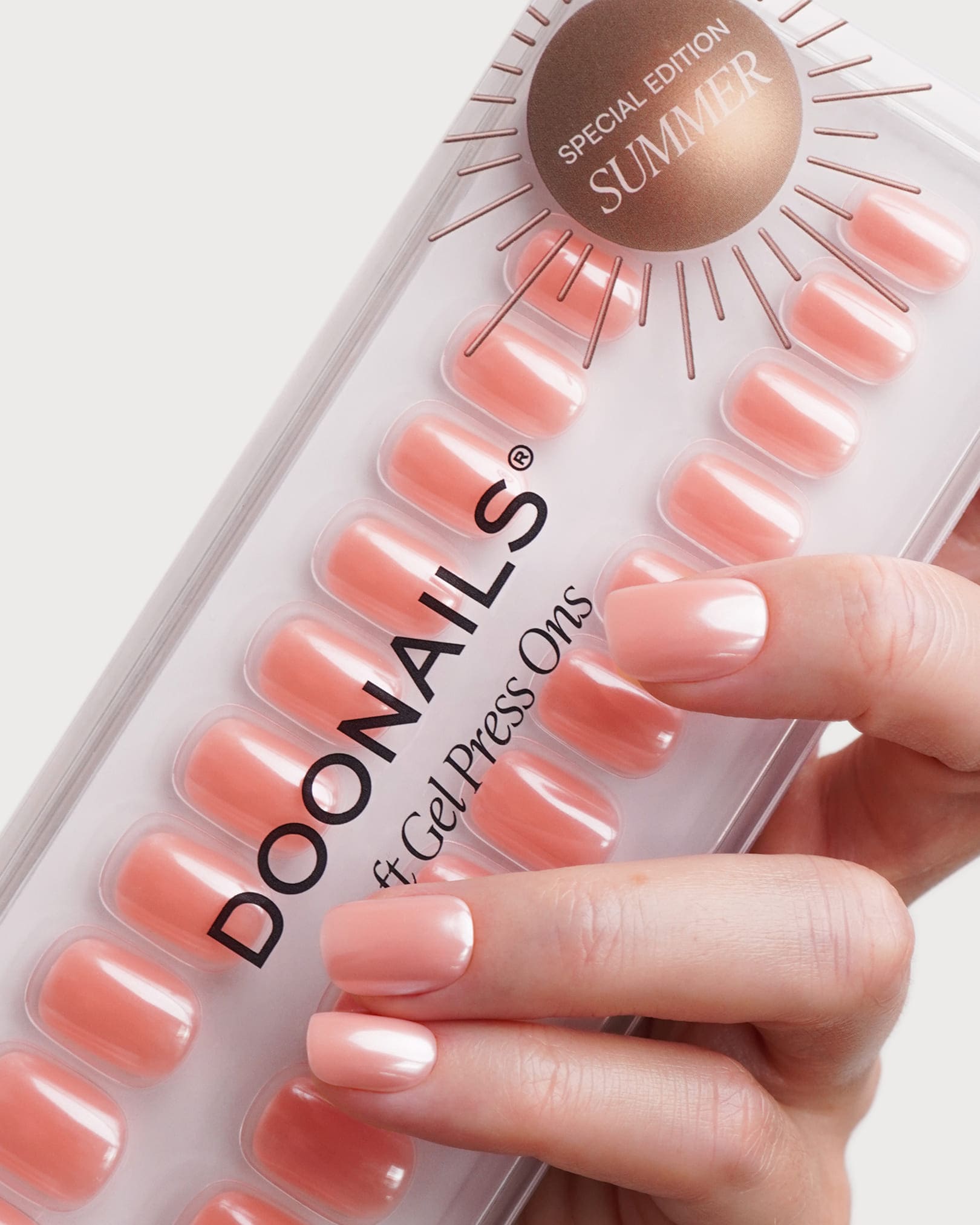 doonails-glazed-peach-extra-short-square-soft-gel-press-ons-golden-hour-special- image 5