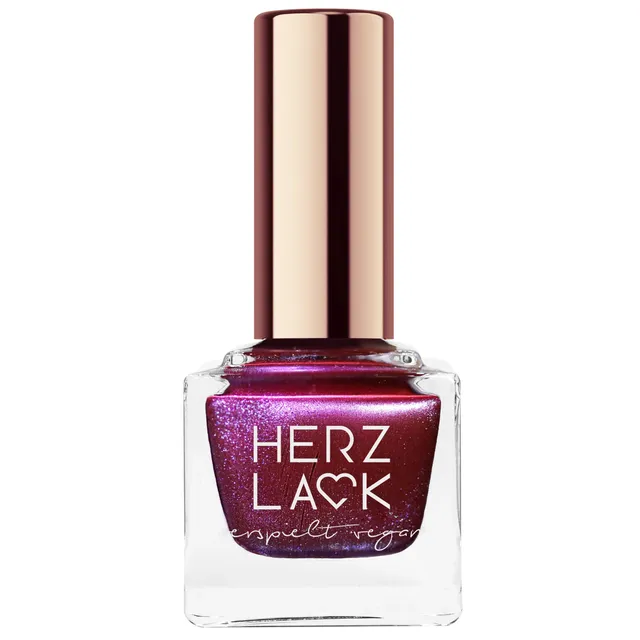 herzlack-zirkuss-veganer-nagellack-bordeaux-rotbraun-mit-blau-schimmer-11-ml image 1