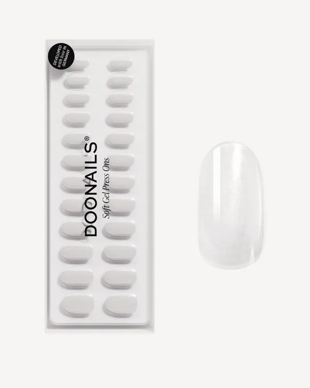 doonails-milkshake-medium-round-soft-gel-press-ons image 1