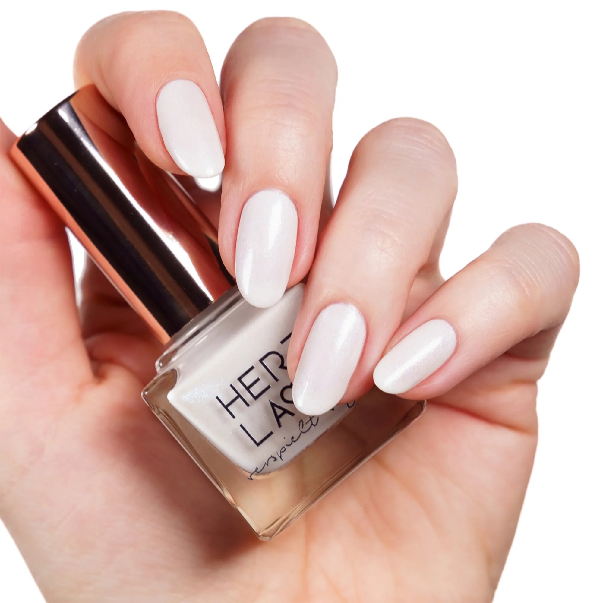 herzlack-schneefl-ckchen-veganer-nagellack-eis-wei-mit-silberschimmer-11ml image 2