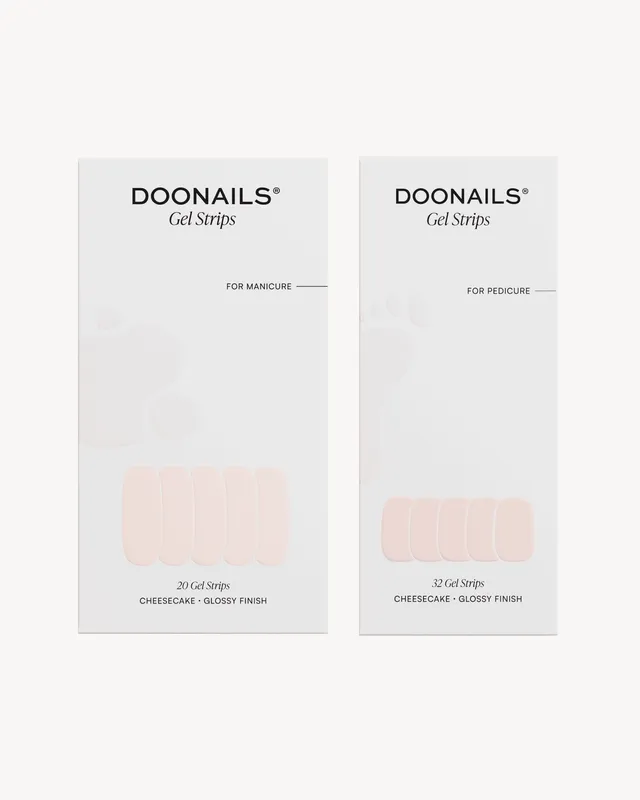 doonails-cheesecake-mani-pedi-set-uv-gel-strips image 1