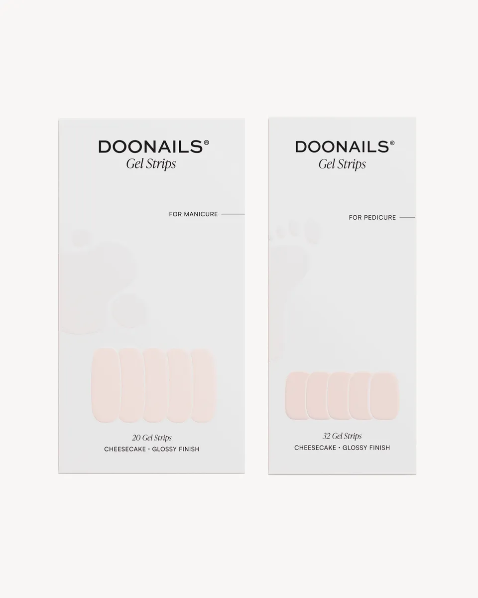 doonails-cheesecake-mani-pedi-set-uv-gel-strips image 1
