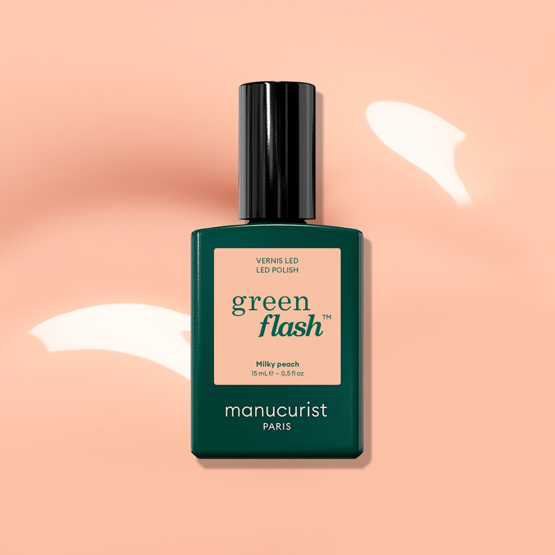 manucurist-green-flash-milky-peach-led-semi-permanent-nagellack image 1