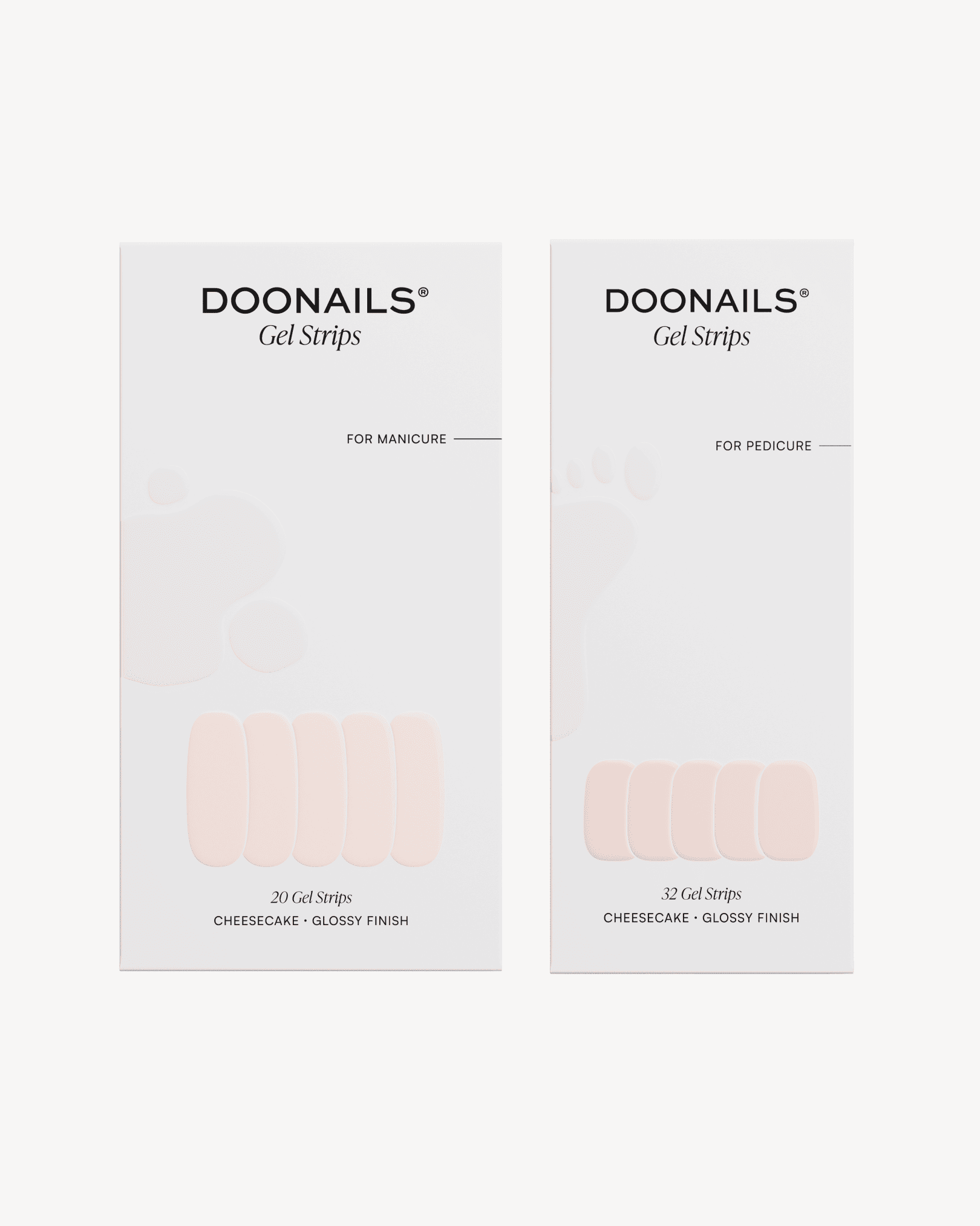 doonails-cheesecake-mani-pedi-set-uv-gel-strips image 1