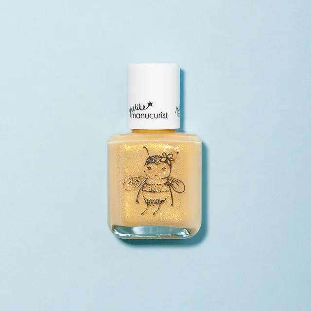 manucurist-green-kinder-nagellack-pia-die-biene-gelb-glitzer image 1
