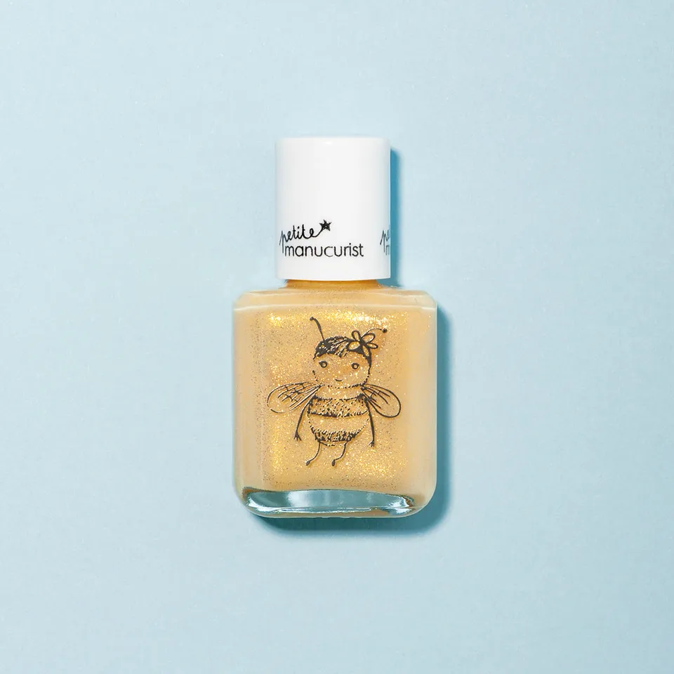 manucurist-green-kinder-nagellack-pia-die-biene-gelb-glitzer image 1