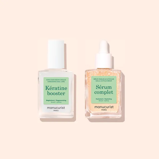 manucurist-basic-routine-weiche-n-gel-green-pflegeset-mit-keratin-booster image 1