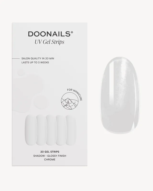 doonails-shadow-uv-gel-strips-silber-chrome image 1