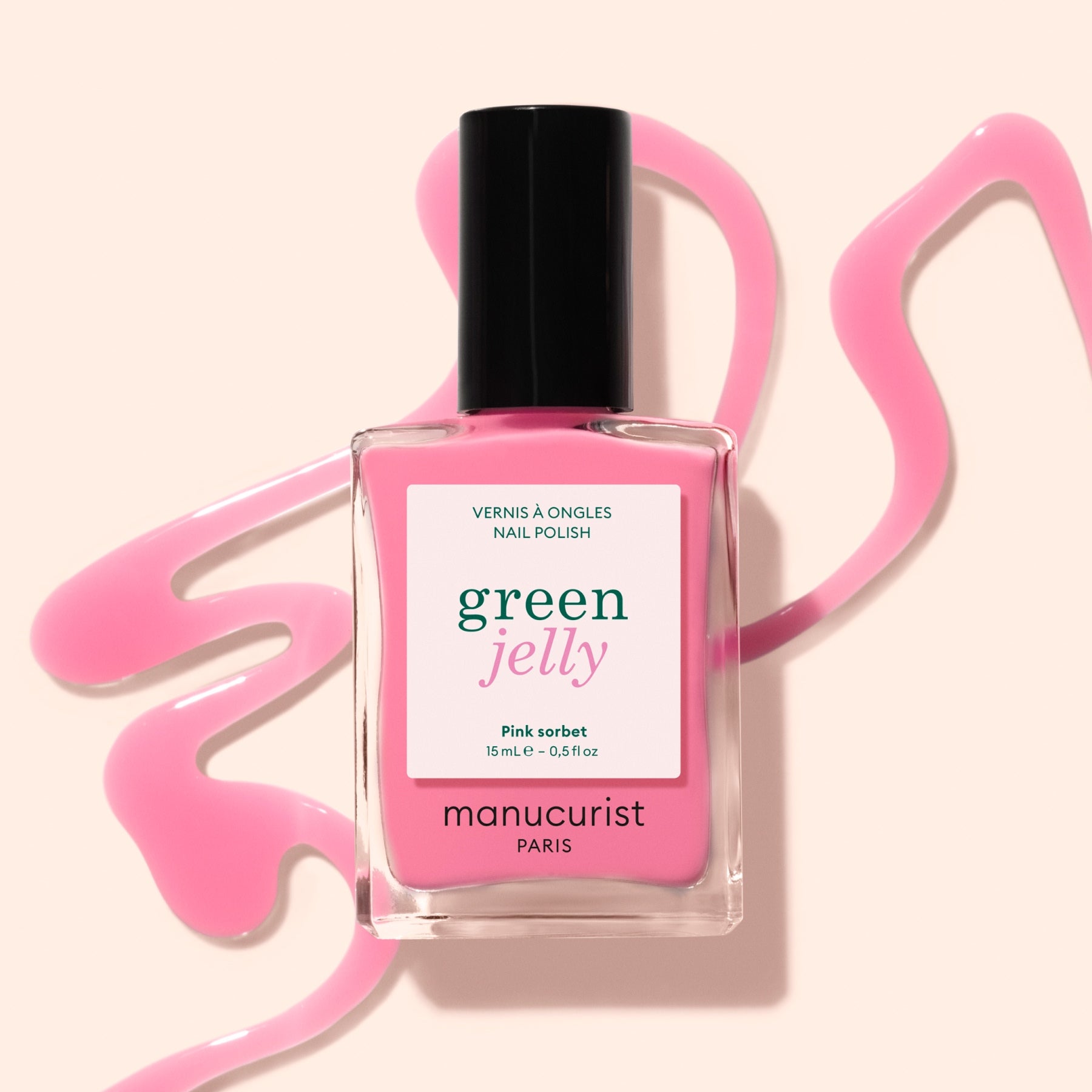 manucurist-green-jelly-nagellack-pink-sorbet-bonbonrosa-transparent image 1
