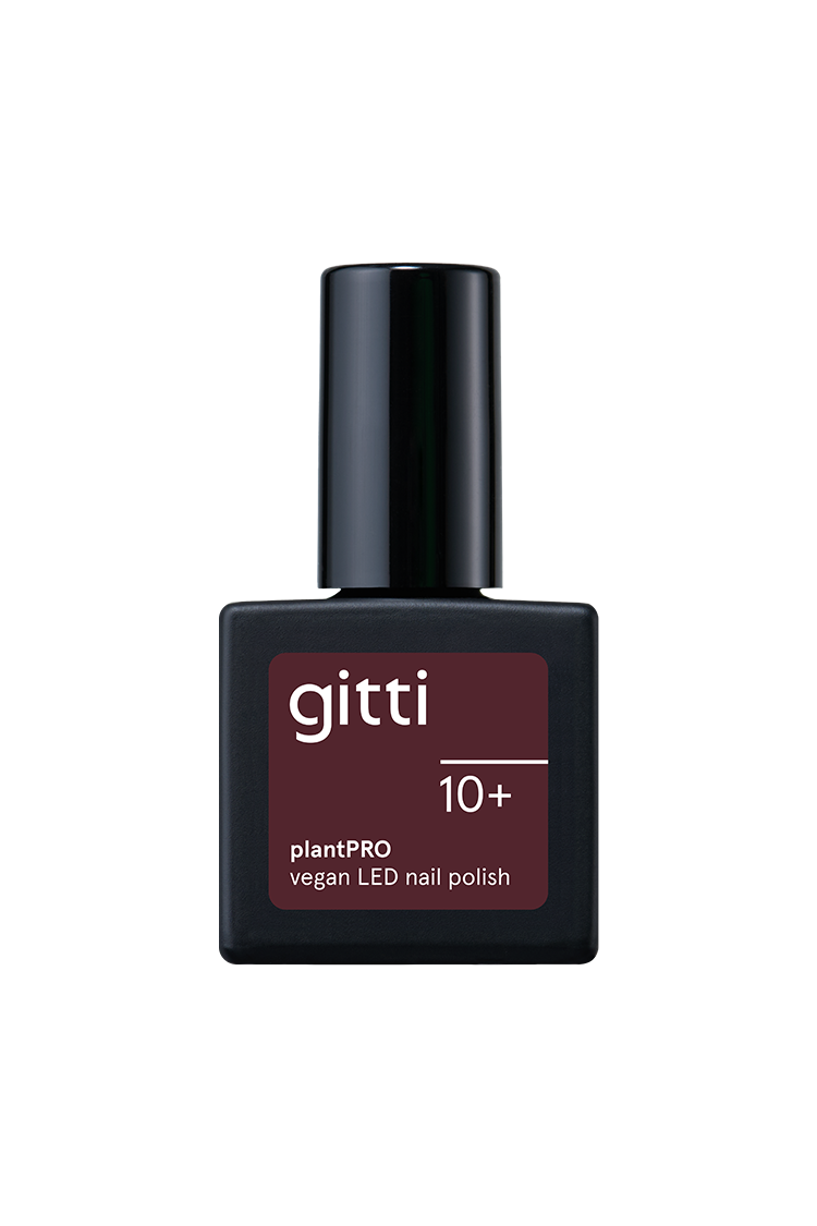 gitti-no-10-plantpro-gel-nail-polish-dark-berry image 1