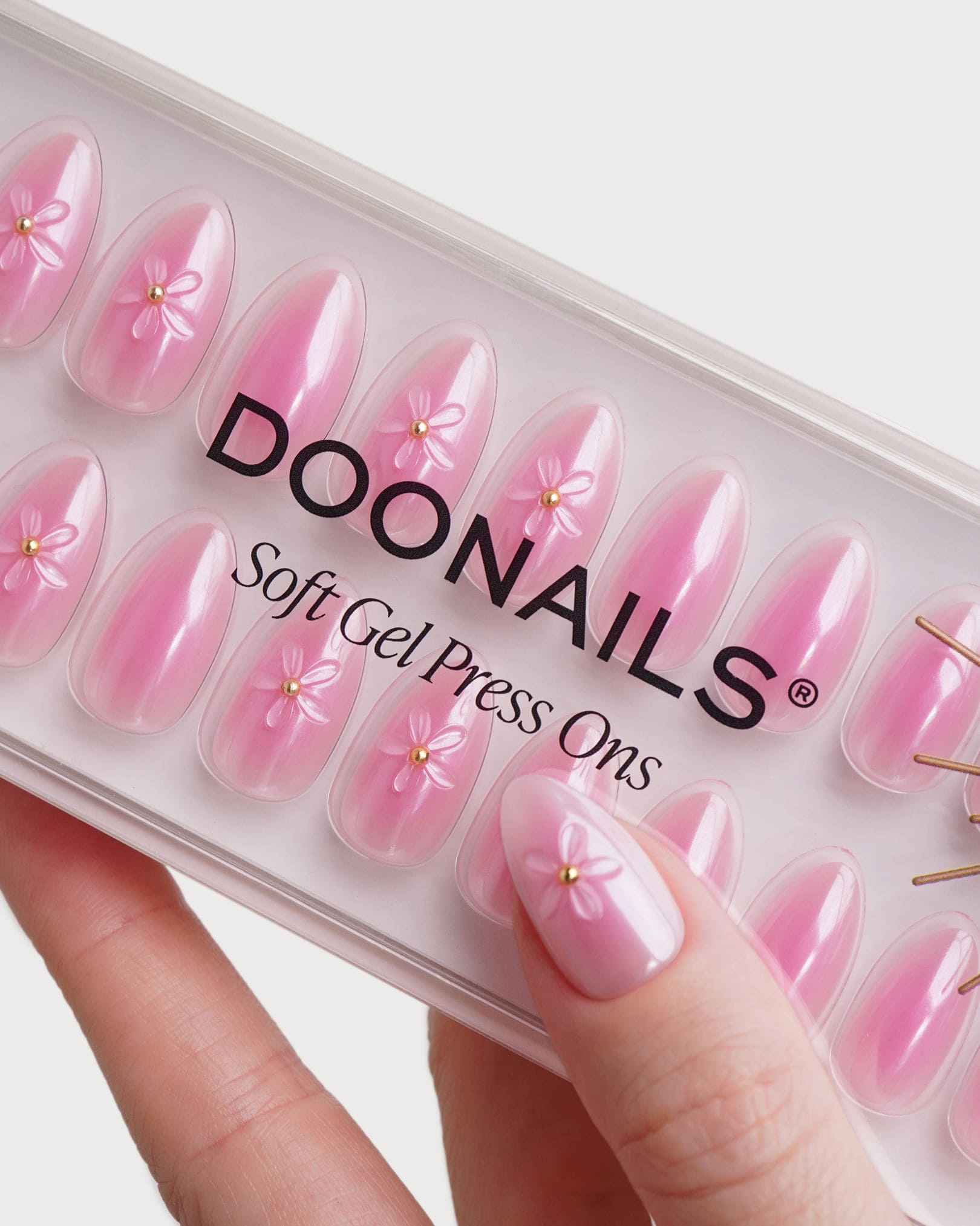 doonails-glazed-pink-lotus-short-almond-soft-gel-press-ons-special-edition image 5