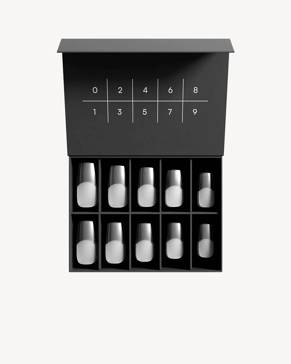 doonails-fake-tips-100-stk-full-half-cover-transparent image 1
