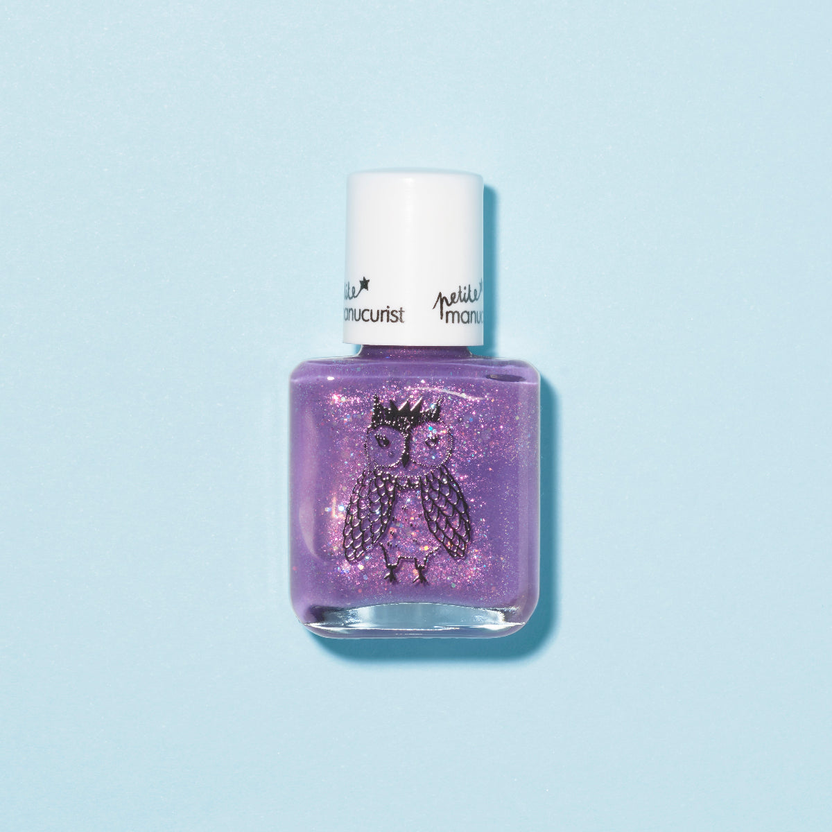 manucurist-scarlett-die-eule-kindernagellack-glitzer-violett image 1