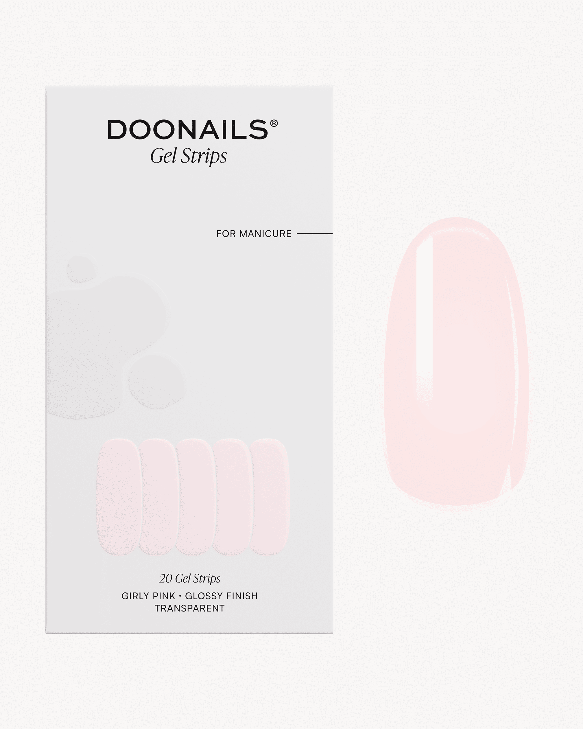 doonails-girly-pink-uv-gel-strips image 1