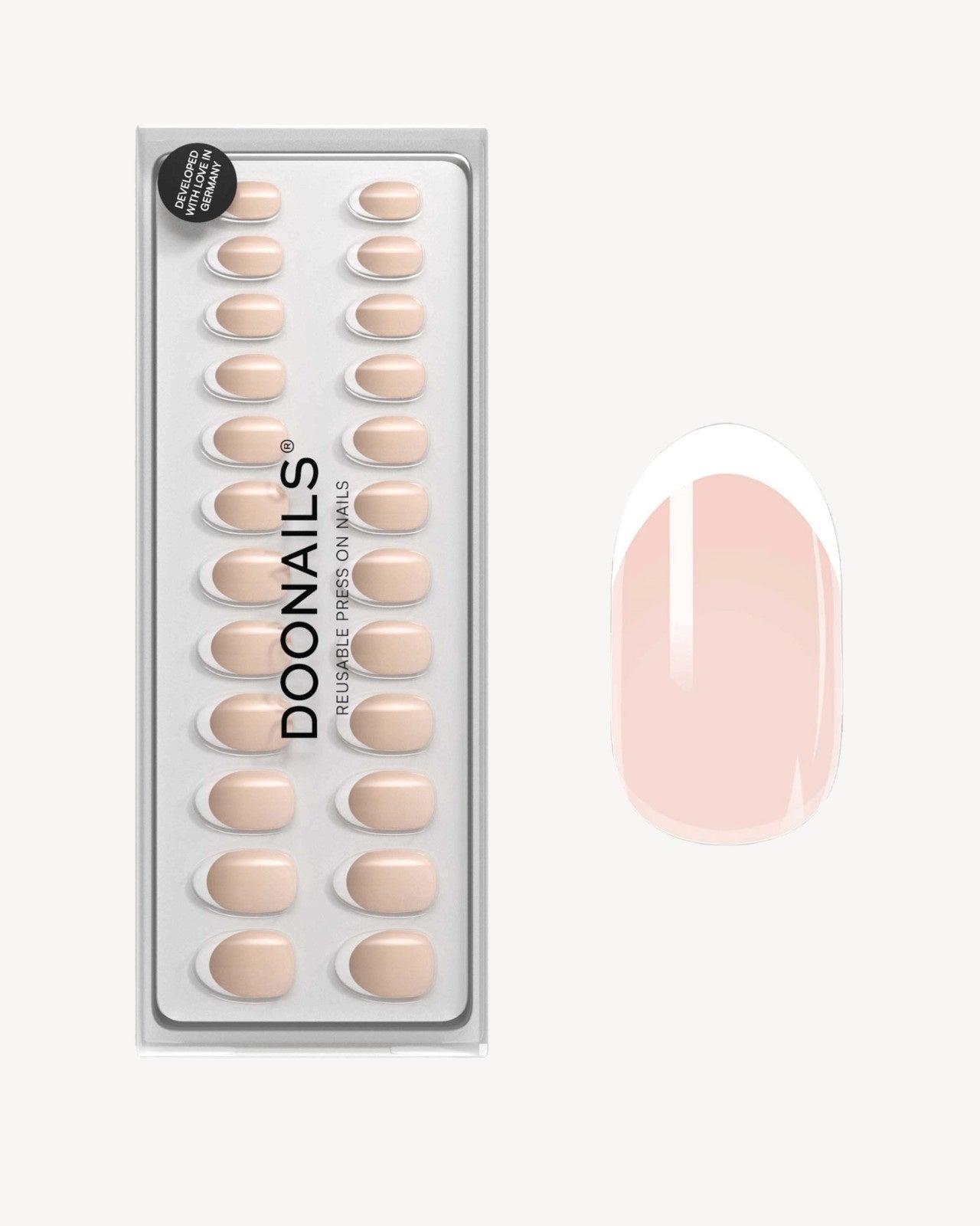 doonails-classic-french-medium-round-soft-gel-press-ons image 1