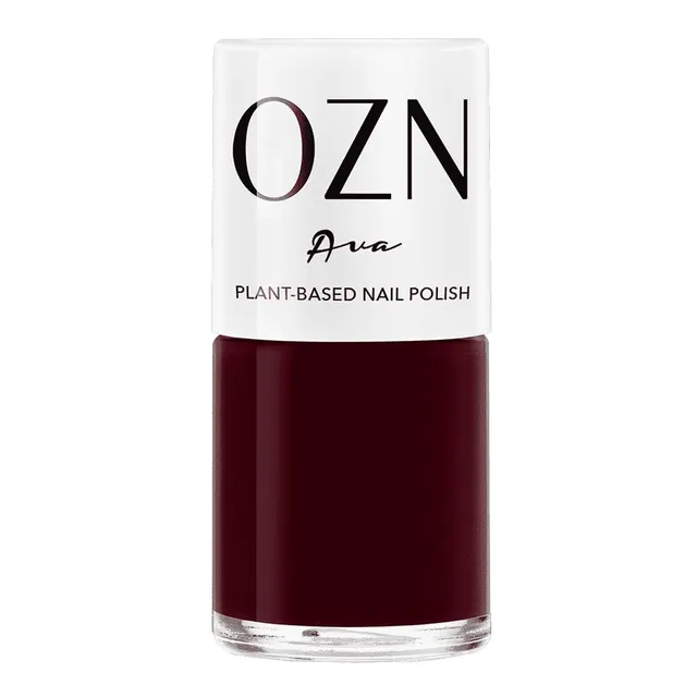 ozn-ava-pflanzenbasierter-nagellack-klassisches-dunkelrot image 1