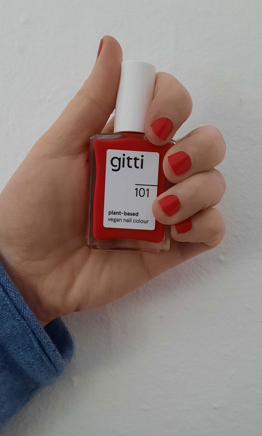 Knallrot, hält super!