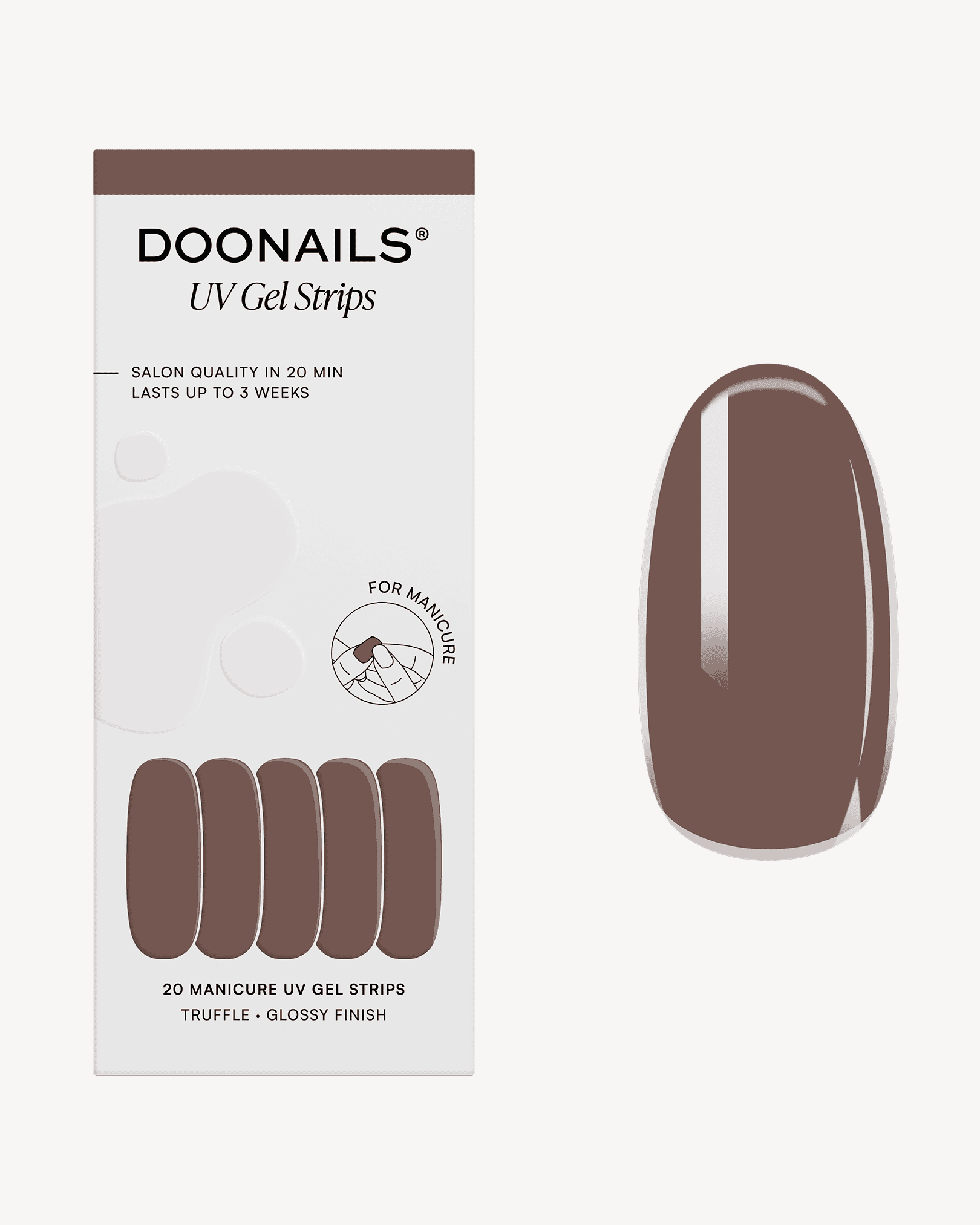 doonails-truffle-uv-gel-strips-braun-uv-nagelstrips image 1
