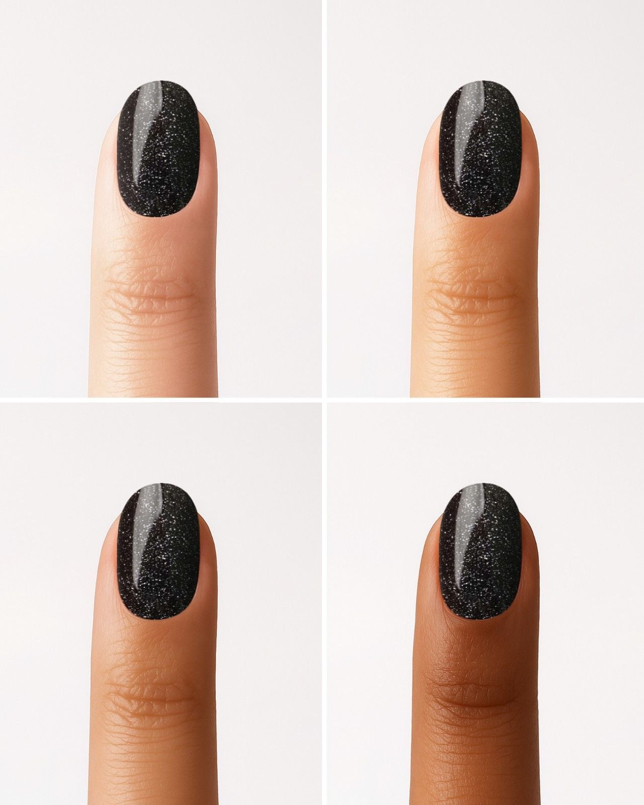 doonails-black-diamond-uv-gel-strips-schwarz-glitzer image 6