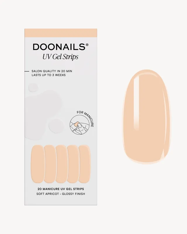 doonails-soft-apricot-uv-gel-strips-pfirsich-nude image 1