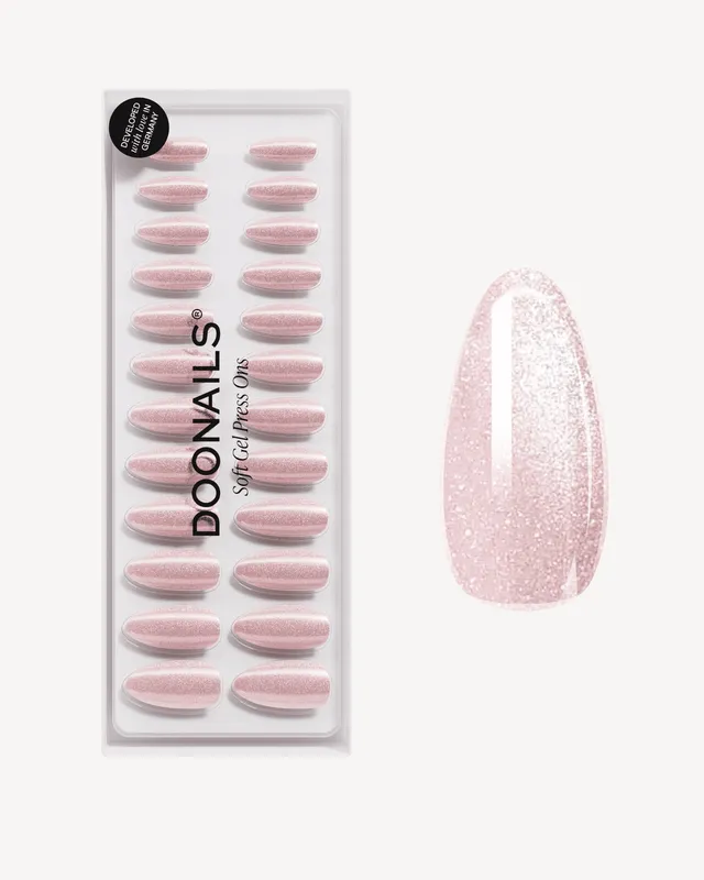 doonails-rose-cat-eye-soft-gel-press-ons-medium-almond image 1