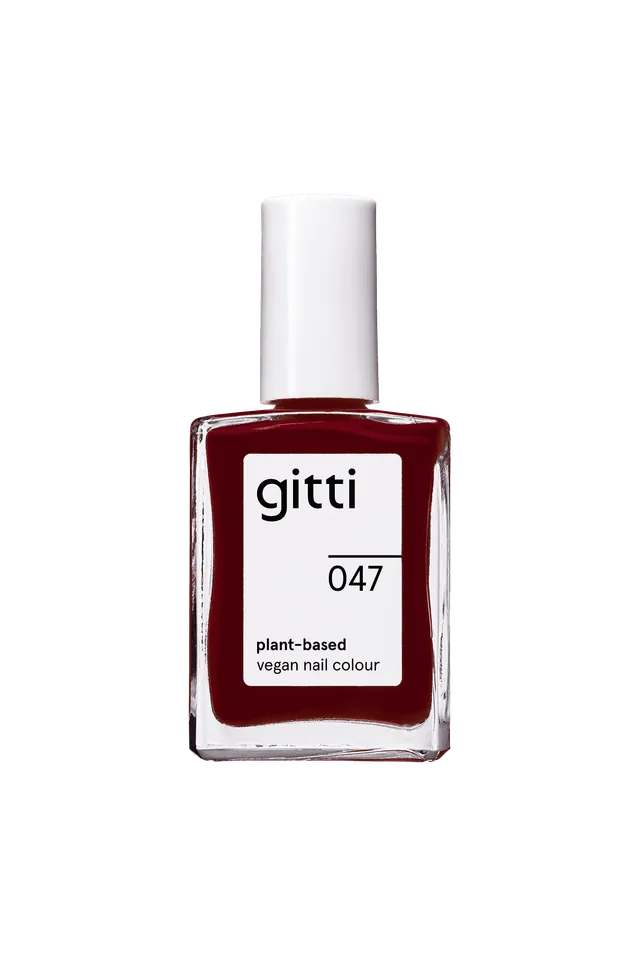 gitti-no-047-plant-based-nagellack-tiefes-dunkelrot image 1