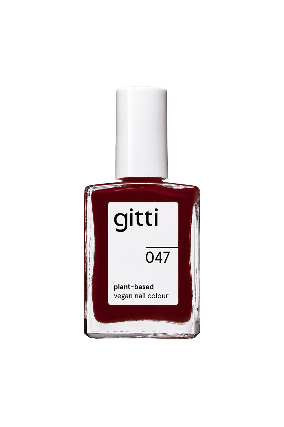 gitti-no-047-plant-based-nagellack-tiefes-dunkelrot image 1