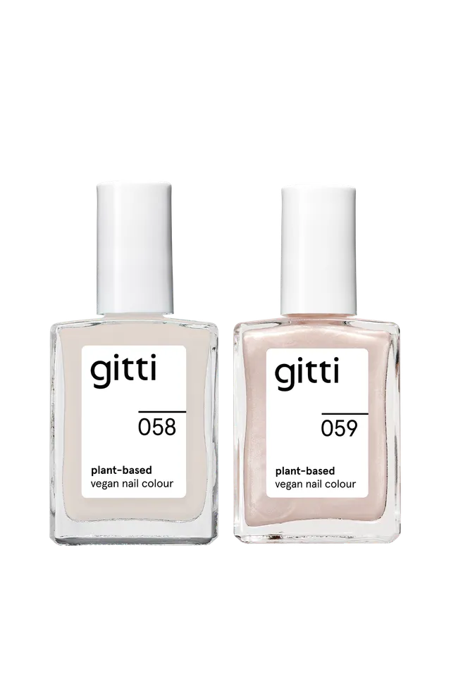 gitti-plant-duo-pflanzenbasiertes-nagellack-set-2x15-ml-farben-oder-top-base-coa image 1