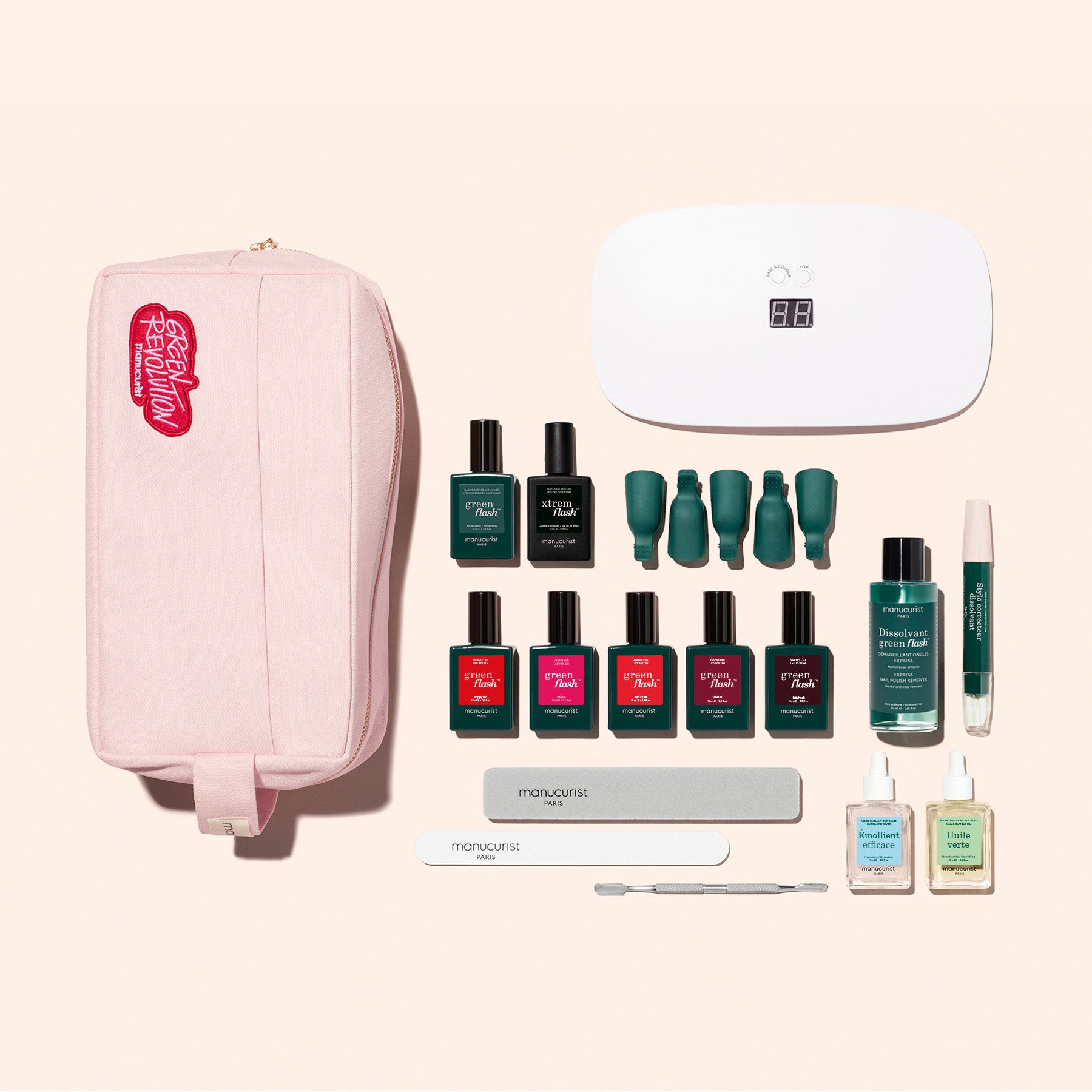 manucurist-green-flash-necessaire-super-addict-gr-tes-semi-permanent-starter-kit image 2